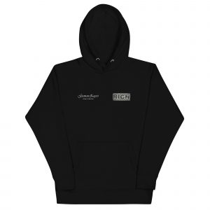 Sudadera con capucha Rich de GamanZuyoi Urban Collection color negro parte delantera
