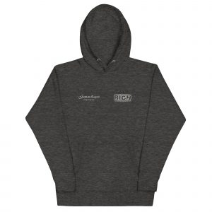 Sudadera con capucha Rich de GamanZuyoi Urban Collection color gris jaspeado parte delantera