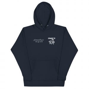 Sudadera con capucha Straight To The Top de GamanZuyoi Urban Collection color azul marino parte delantera