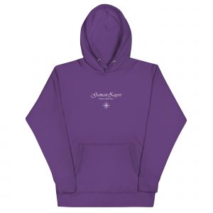 Sudadera con capucha Sail Towards New de GamanZuyoi Urban Collection color morado parte delantera