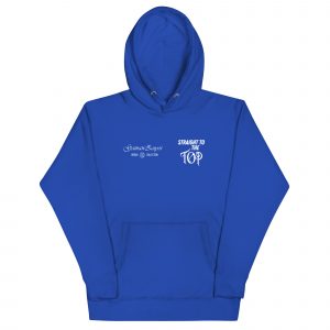 Sudadera con capucha Straight To The Top de GamanZuyoi Urban Collection color azul royal parte delantera