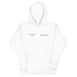 Sudadera con capucha Superior de GamanZuyoi Superior Collection color blanco parte delantera