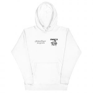 Sudadera con capucha Straight To The Top de GamanZuyoi Urban Collection color blanco parte delantera