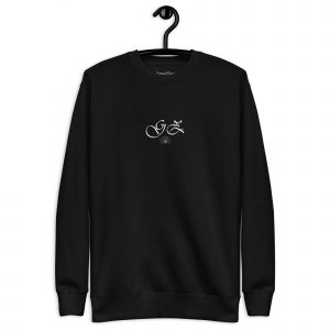 Sudadera sin capucha Be The Change de GamanZuyoi Leader's Collection color negro parte delantera