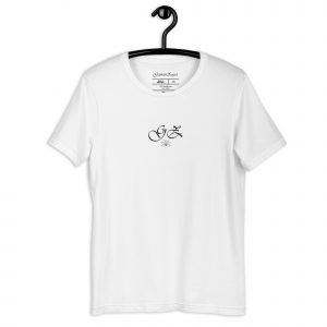 Camiseta de manga corta Be The Change de GamanZuyoi Leader's Collection color blanco parte delantera
