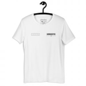 Camiseta manga corta Patient Strong de GamanZuyoi Superior Collection color blanco parte delantera