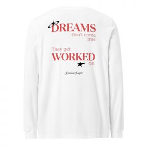 Camiseta manga larga DREAMS rojo (colores claros)
