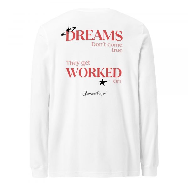 Camiseta manga larga DREAMS rojo (colores claros)