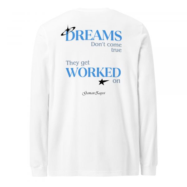 Camiseta manga larga DREAMS azul (colores claros)