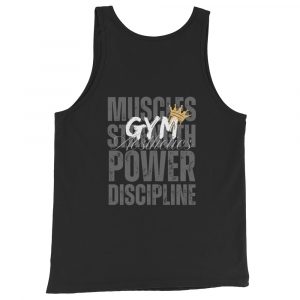 Camiseta tirantes GYM Aesthetics (colores oscuros)