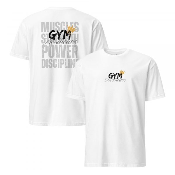 Camiseta manga corta GYM Aesthetics (colores claros)